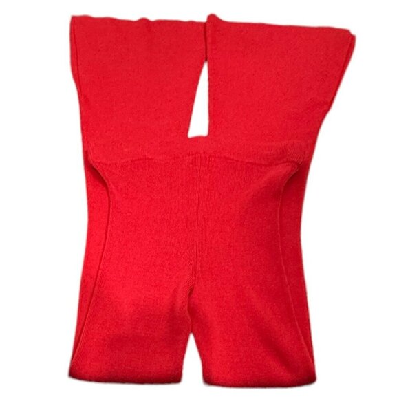 NBD | Revolve NWT $208 Zuri Knit Pants with Ankle Slits in Red Women's Size Sm - Picture 11 of 12